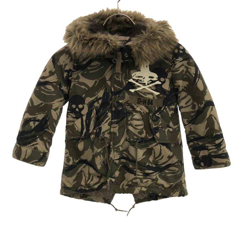レディース HYSTERIC GLAMOUR カモフラ 中綿 ロングコート プリマロフト