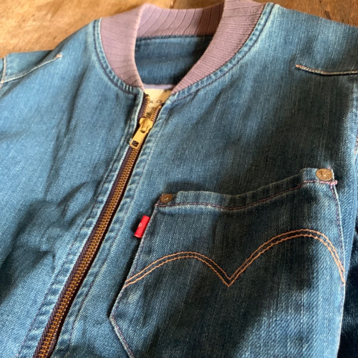 リーバイス レッドLevi's RED廃盤クロアチア製デニムベストXS(S)美品 