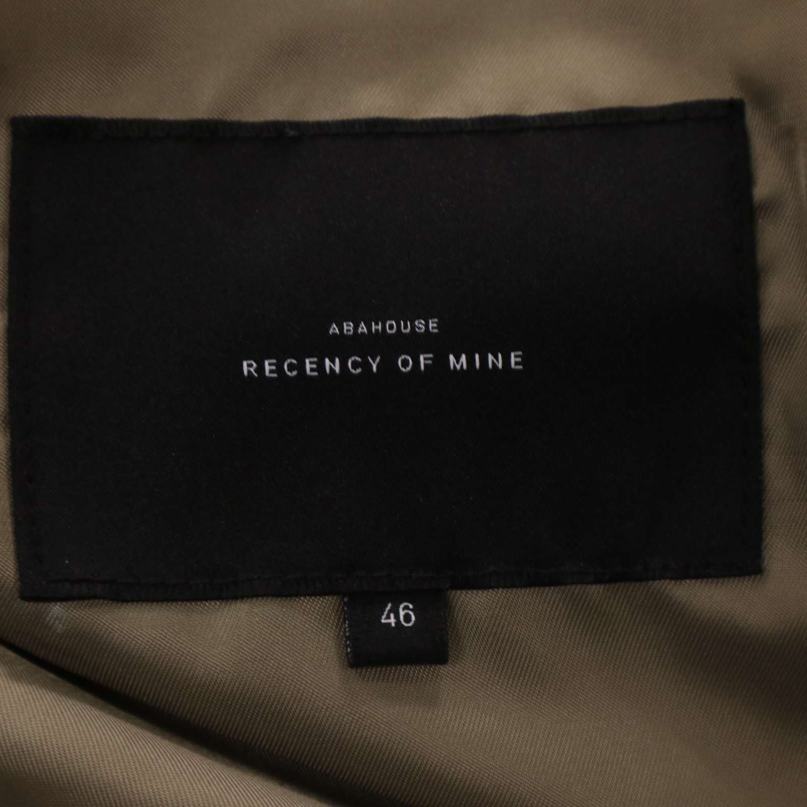 アバハウス RECENCY OF MINE リーセンシーオブ マイン ダウン 