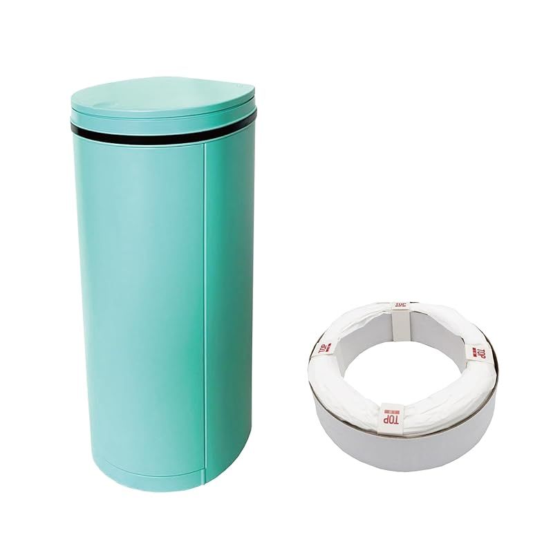 おむつ処理用ゴミ箱 DEO PAIL デオペール 21L カセット1個付 防臭 消臭 抗菌 ベビー 介護用 ライトグリーン