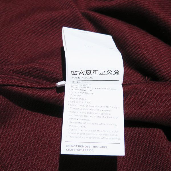 WTAPS ダブルタップス 23AW DECK 02/LS/COTTON.TWILL 232TQDT-SHM03