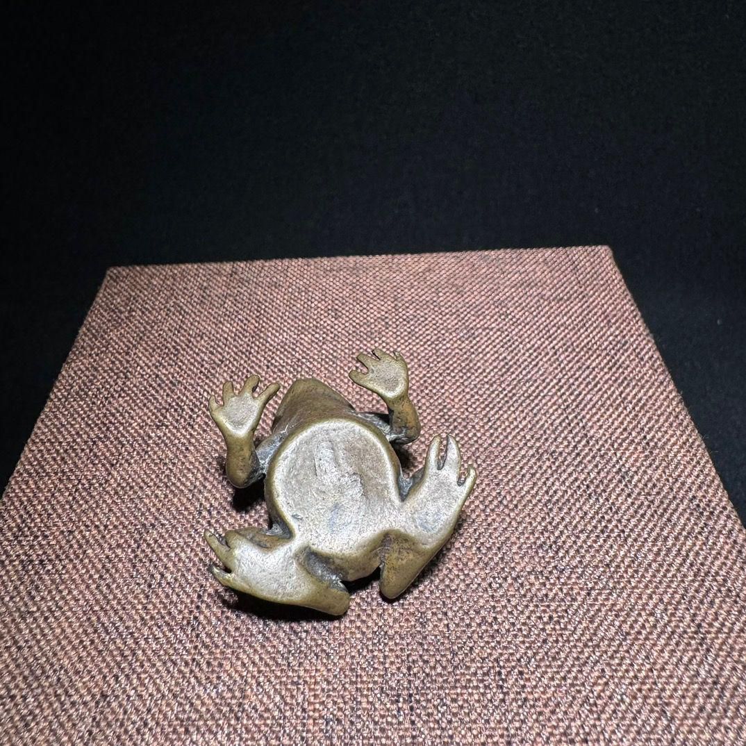 蛙 茶寵 銅器 茶台 置件 蓋置 蓋託 装飾品 工芸品 美術品 置物 蛙 茶寵 銅器 茶台 置件 蓋置 蓋託 装飾品 工芸品 美術品 置物