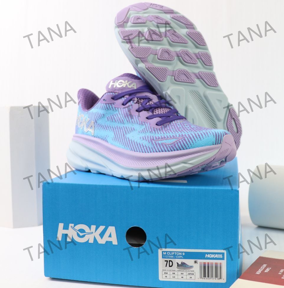 極美品  ホカオネオネ クリフトン9 HOKA ONE ONE CLIFTON 9 ランニングシューズ スニーカー メンズ/レディース  箱付11