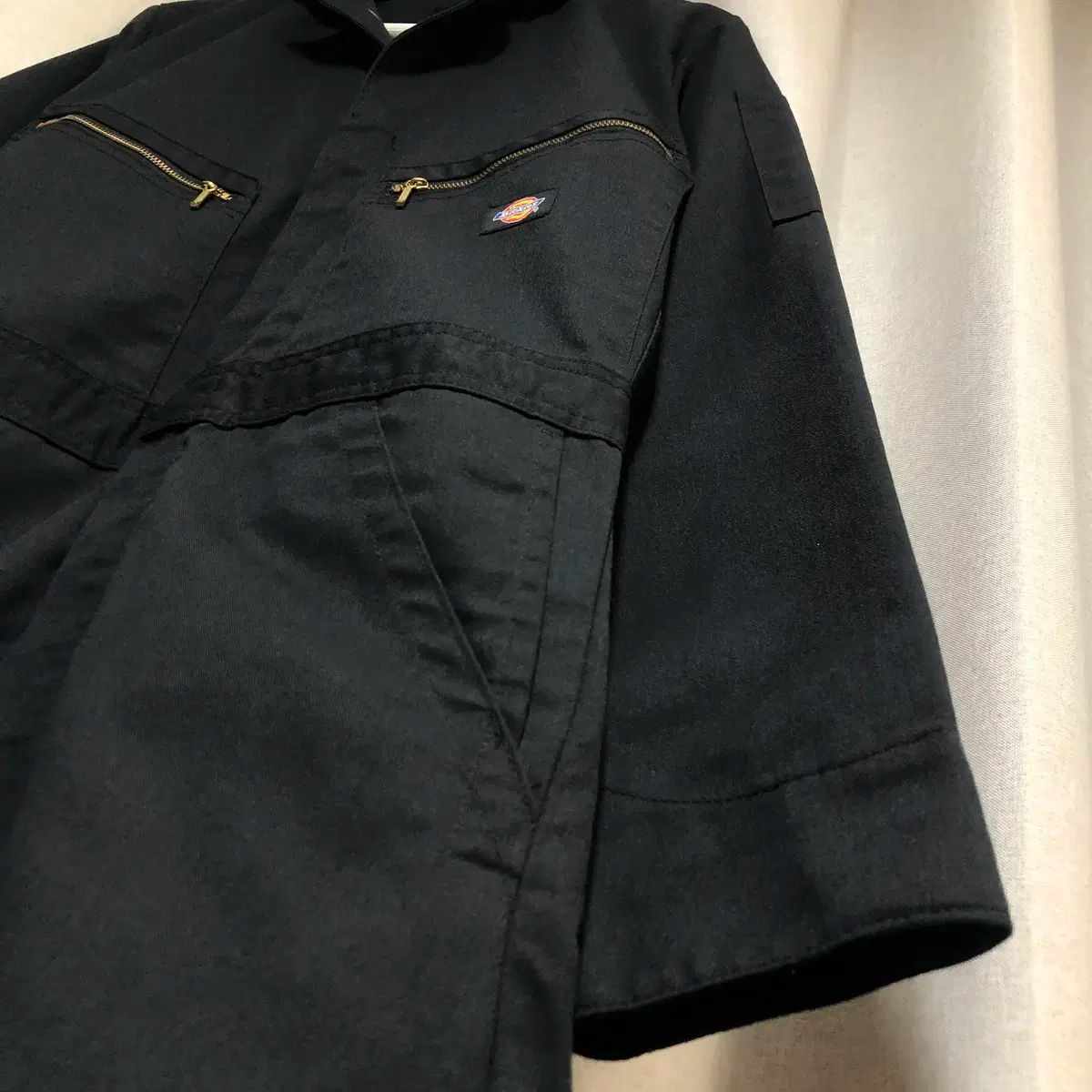 Dickies ディッキーズ　　　　　　　　　　　　　　カバーオール　ブラック 楽天市場】ディッキーズ つなぎ DICKIES ショートスリーブ