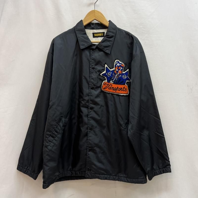 VAN JAC ヴァンヂャケット ジャケット 上着 ジャンパー ブルゾン VANSPORTS ナイロン コーチジャケット ワッペン バックプリント