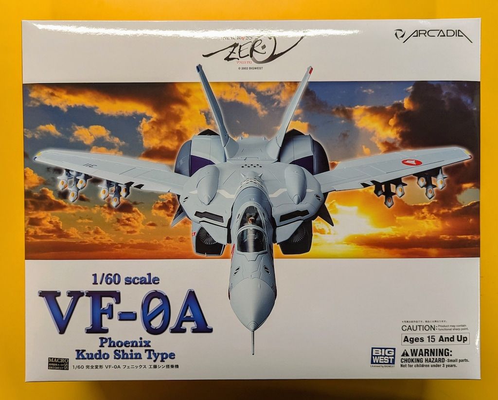アルカディア 1|60完全変形 完全変形 VF-0A フェニックス 工藤シン搭乗機 再販版