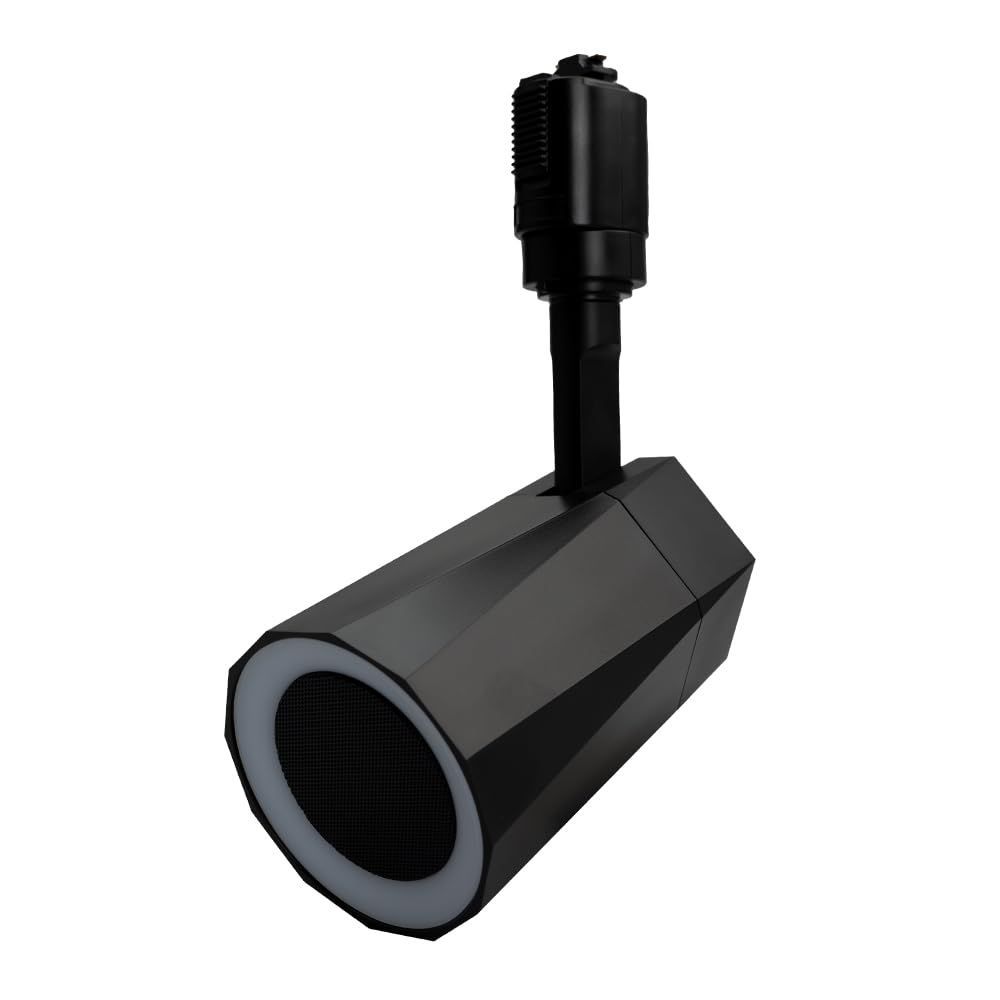 ライティングレール用スポットライト スピーカー Bluetooth ダクトレール用スポットライト 調光 調色 ビームテック（Beamtec） ブラック LDRSPK12-K