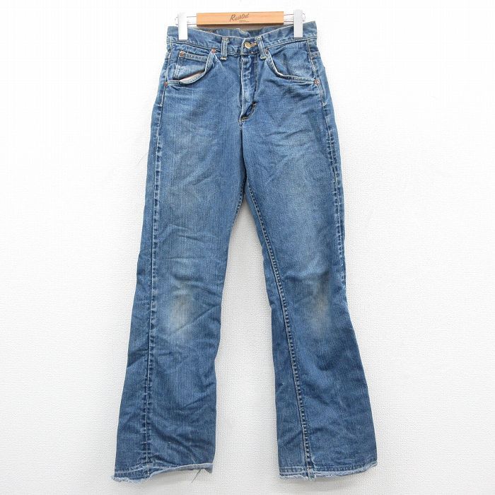 古着 リー Lee ジーンズ レディース 80s ブーツカット フ タロン 紺 ネイビー デニム spe 25oct20 ボトムス ジーパン Gパン ロン
