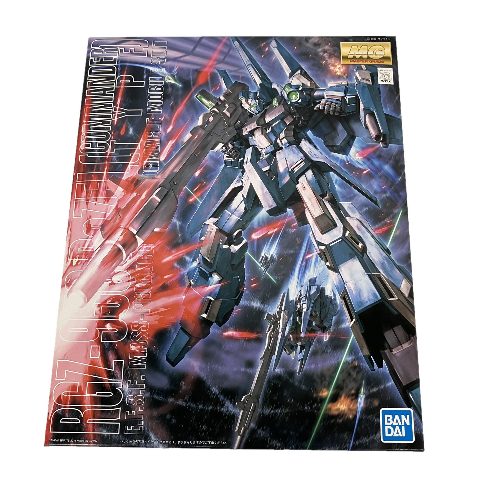 BANDAI 5063198 MG 1|100 RGZ-95C 地球連邦軍 可変量産型モビルスーツ リゼル 隊長機 マスターグレードモデル バンダイ プラモデル 未組立 ♥ S10542666