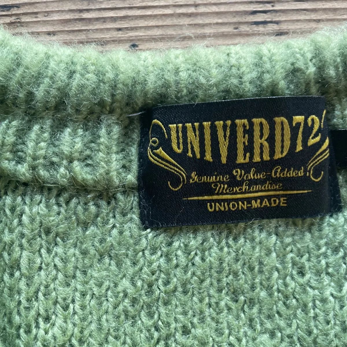 新品 25年秋冬モデル UNIVERD72 カートコバーン モヘアタッチ