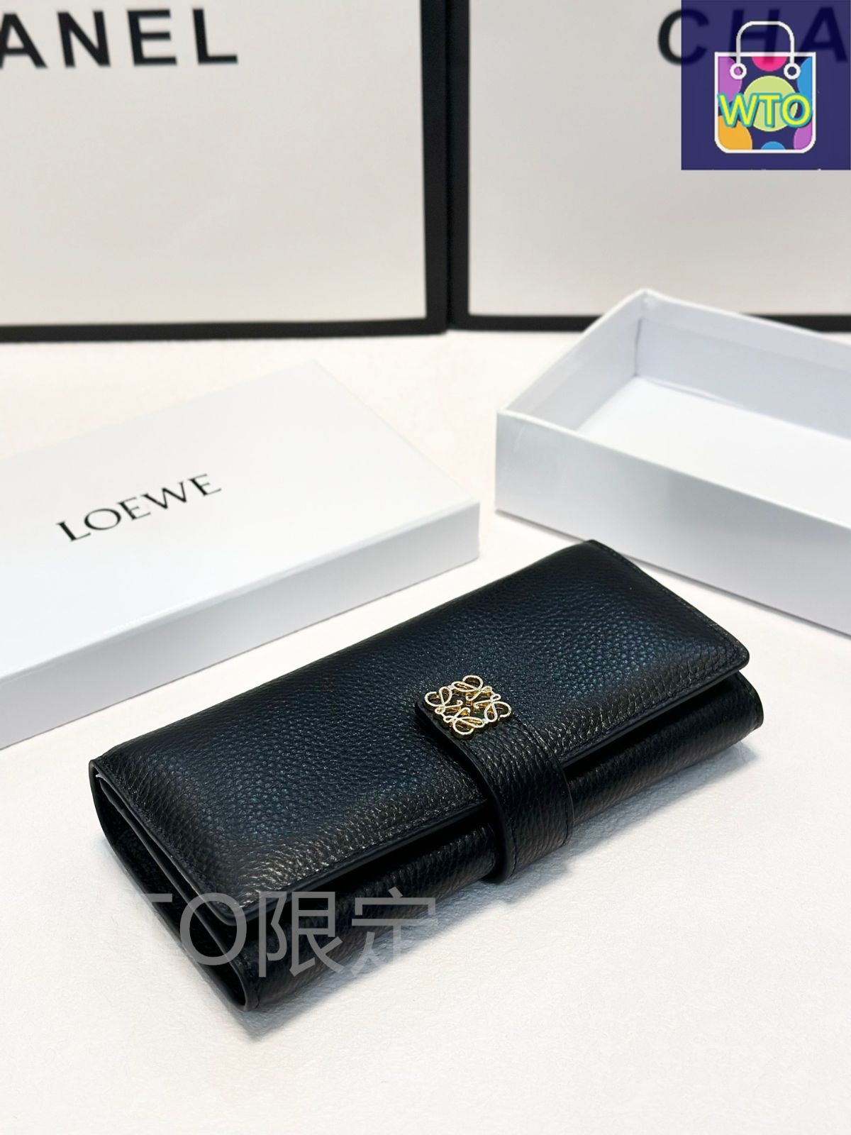 8月のみ販売☆外側美品 ロエベ ロングウォレット 今日特価】Loewe ロエベ ロングウォレットシリーズ 牛皮を採用し