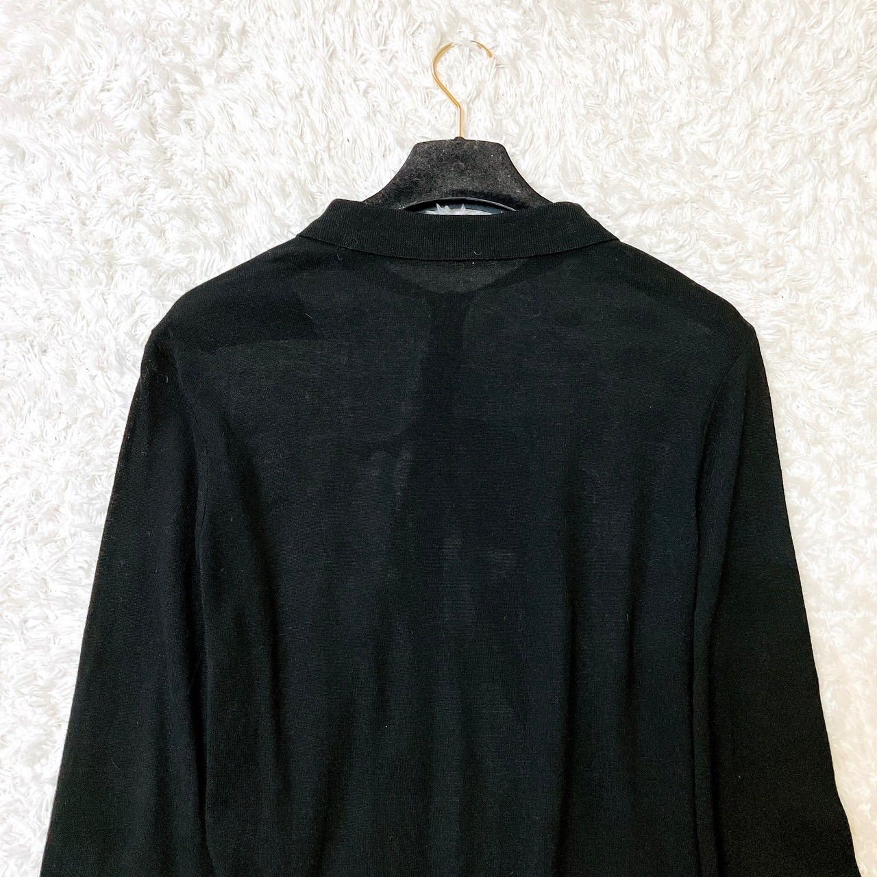 美品✨LEONARD レオナール カーディガン 花柄 トリム はおり