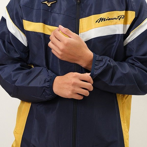 ✨美品✨ミズノプロ メジャークオリティ ウィンドブレーカー ネイビー MIZUNO ミズノ メンズ 野球 長袖ウインドブレーカー ストレッチ