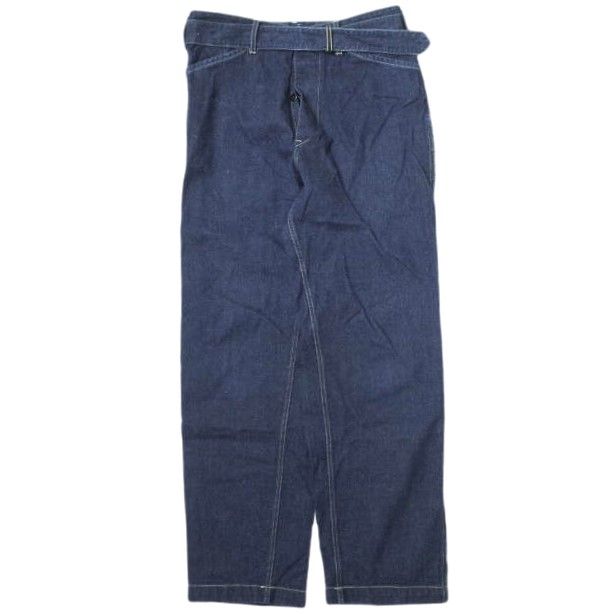 COMOLI コモリ 日本製 ベルテッドデニムパンツ 15S-03003 2 COMOLI コモリ 日本製 BELTED DENIM PANTS ベルテッドデニムパンツ 15S