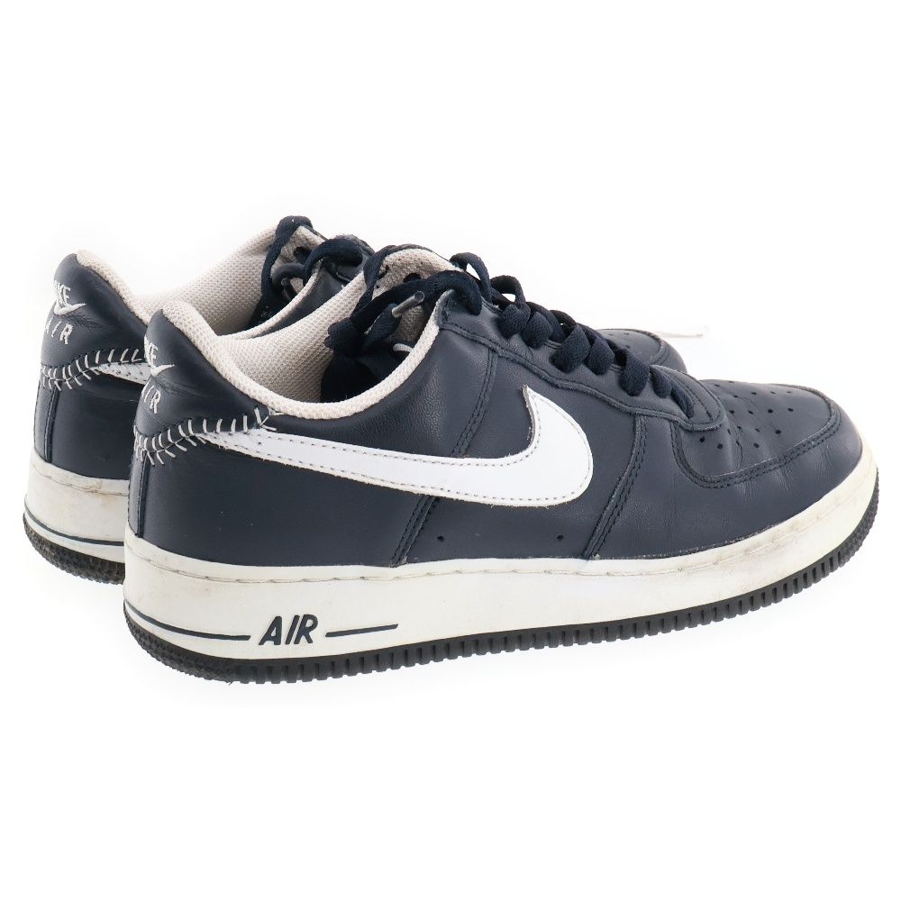 NIKE (ナイキ) 【観賞用 2005年製 】AIR FORCE 1 LOW BASEBALL PACK エアフォース1 ベースボール パック  ローカットスニーカー ネイビー US7/25.0cm 306353‐412