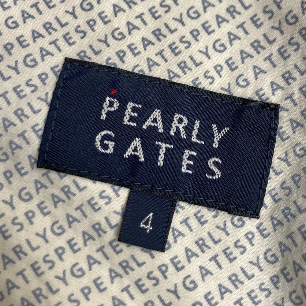 サイズ 4 PEARLY GATES パーリーゲイツ ハーフパンツ シアサッカー ニコちゃん総柄 ネイビー系 240101534644 ゴルフウェア メンズ ストスト LLC-HASEGAWATOSO_COM