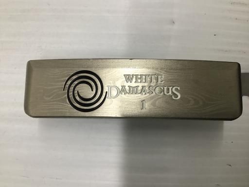 オデッセイ WHITE DAMASCUS 1 34インチ パター PT スチール フレックスその他 メンズ 男性用 右利き 右用 Eランク ゴルフクラブ
