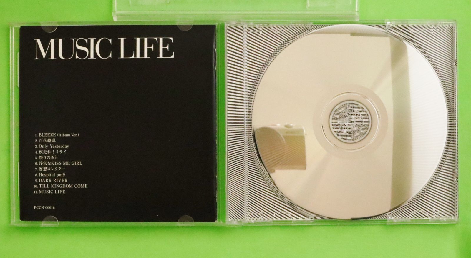 GLAY 非売品 MUSIC LIFE LP盤ジャケット　アナログ 国内盤CD☆グレイ/GLAY□ MUSIC LIFE (1CD盤) □4988013090583