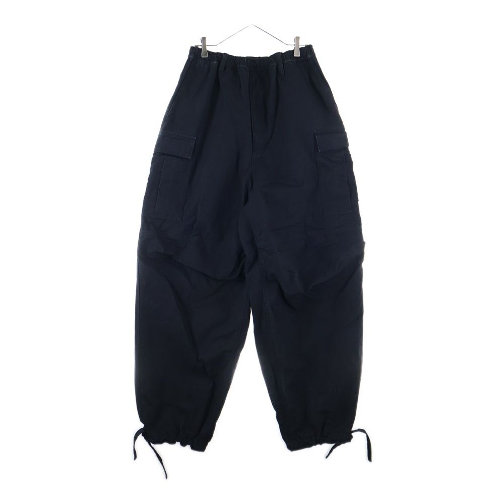 BALENCIAGA バレンシアガ 23SS ドローストリング ワイドカーゴパンツ ブラック 698940