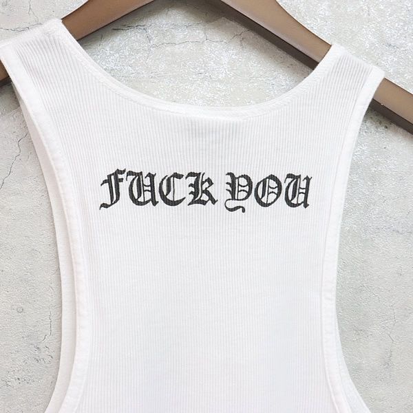 CHROME HEARTS 銀座店 クロムハーツ 【FUCK YOU】 Tバー ラージ