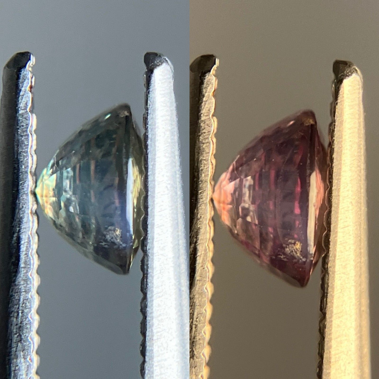 アレキサンドライト 天然 0.707ct 中央宝石ソーティング付き