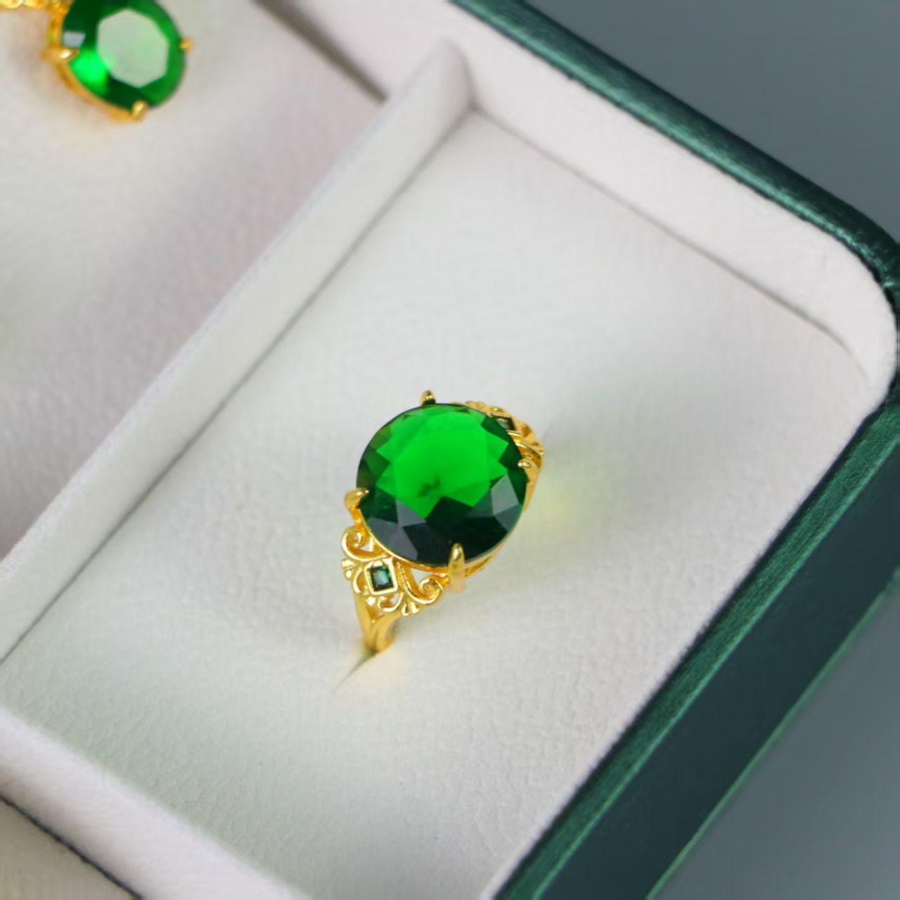 【最低価格】 清代 宮廷御蔵 髙氷宝石 ペンダントリング イヤリング 時代物 旧家蔵岀し 唐物 中国古 R092613