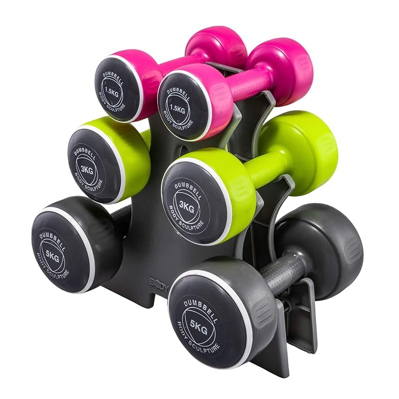 ボディスカルプチャー スマート ダンベル セット 1.5kg 3kg 5kg 2個セット トレーニング 筋トレ dumbbell 宅トレ 家トレ 家庭用 ダンベルプレス ショルダープレス 1