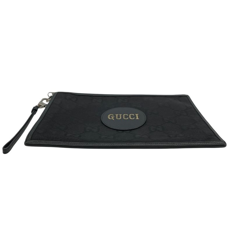 グッチ GUCCI オフザグリッドフラットポーチ 625598 ブラック GG