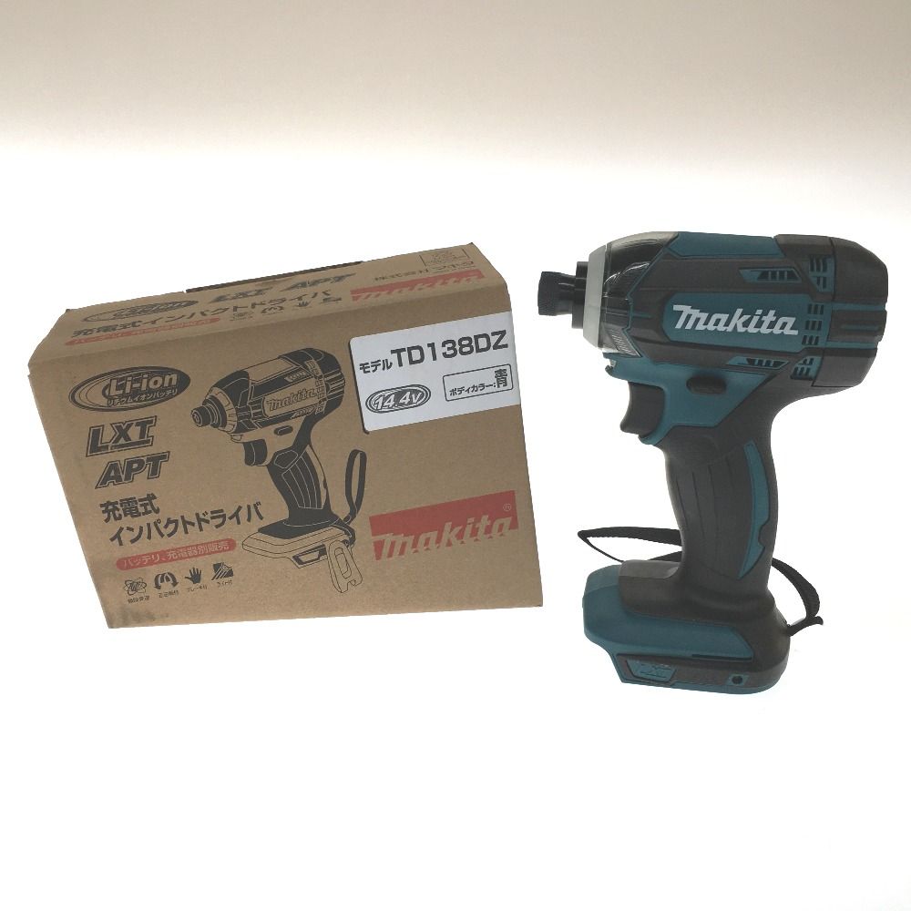 △△MAKITA マキタ 充電式インパクトドライバ TD138DZ ブルー 14.4v