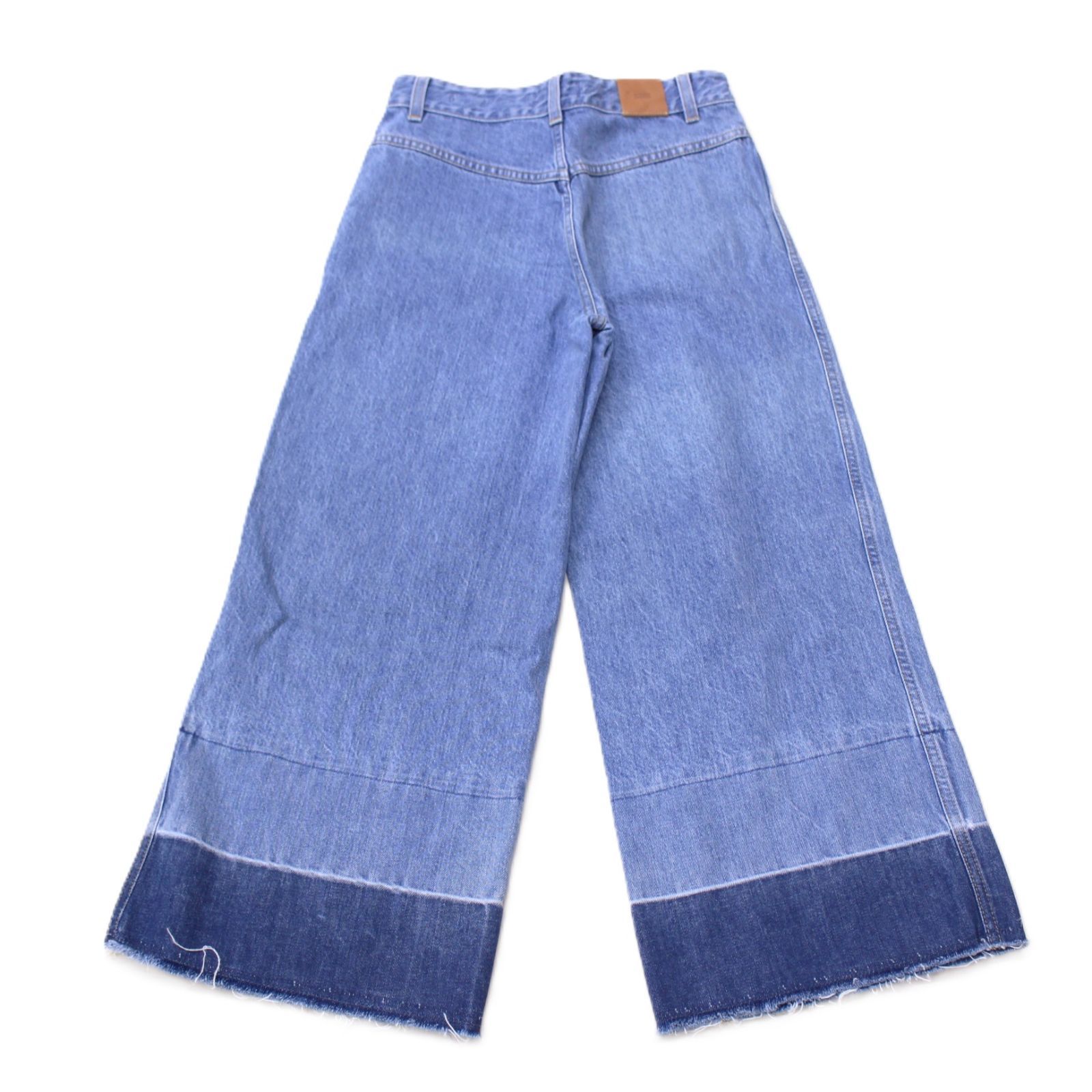 CLOSED クローズド デニムパンツ ワイドデニム 切りっぱなし 24 BLU 青