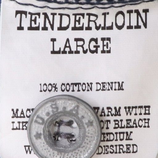 希少サイズ XL TENDERLOIN SWING TOP DENIM RH 希少サイズ XL TENDERLOIN SWING TOP DENIM RH