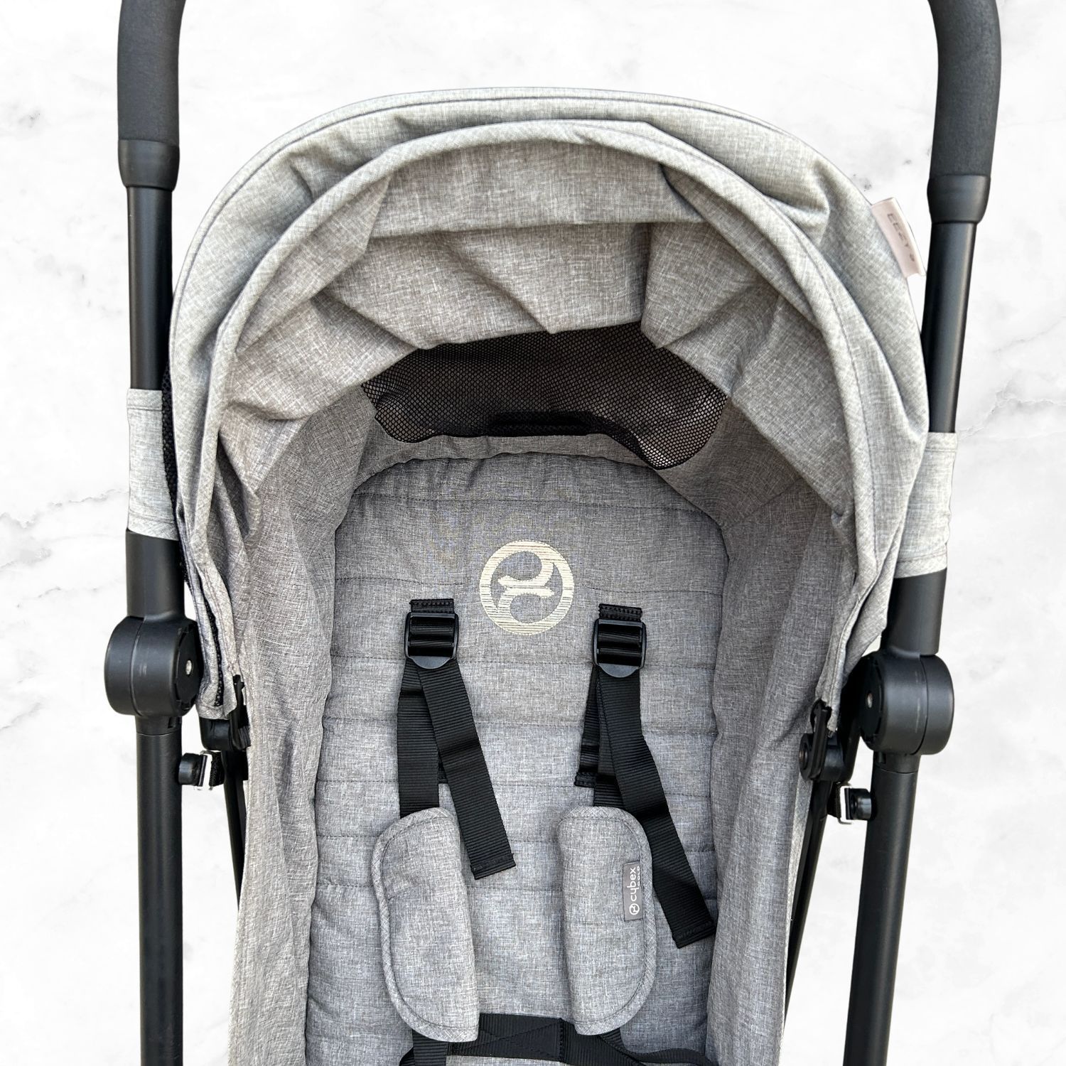 【ホームクリーニング済】ベビーカー　サイベックス　cybex EEZY S 美品】Cybex サイベックス EEZY S イージーS ベビーカー グレー