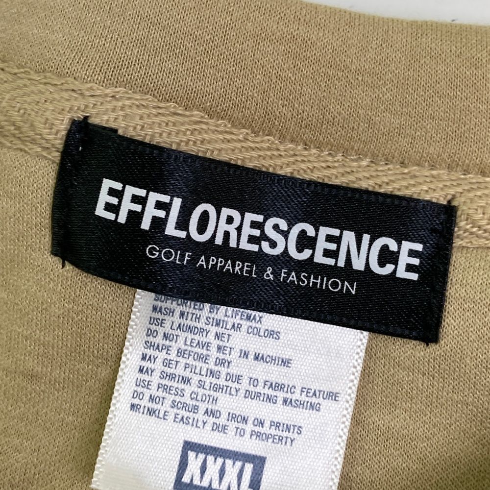 サイズ：XXXL EFFLORESCENCE エフロレッセンス  スウェット  ベージュ系 [240101476314] ゴルフウェア メンズ ストスト サイズ：XXXL EFFLORESCENCE エフロレッセンス スウェット