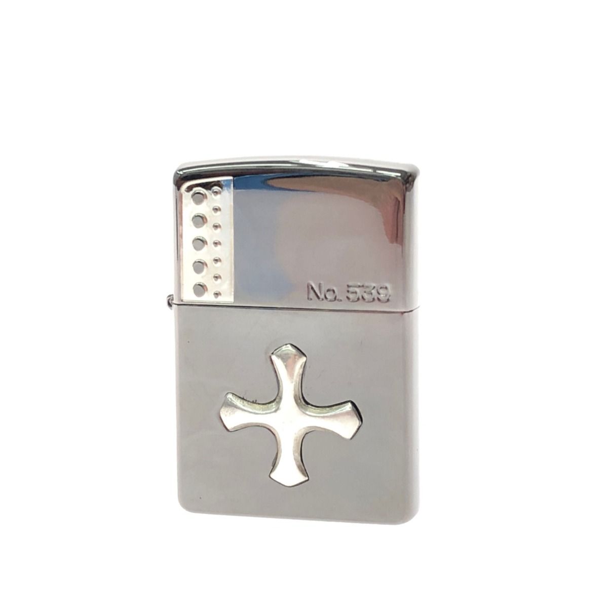 ▽▽ZIPPO ジッポー オイルライター 純銀クロスZIPPO&灰皿セット