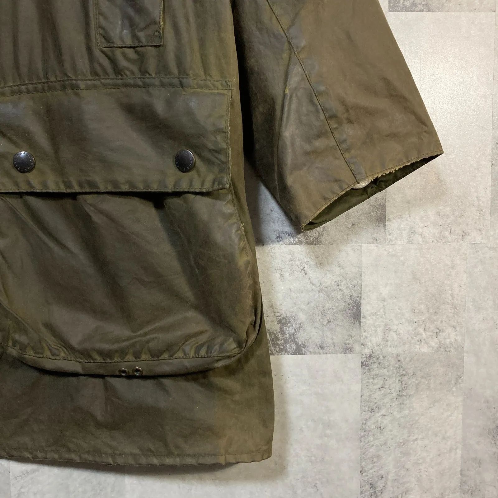 英国製 90's Barbour バブアー オイルドジャケット BORDER