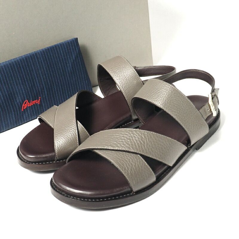 □美品□Brioni ブリオーニ ストラップ サンダル 靴 メンズ □美品□Brioni ブリオーニ ストラップ サンダル 靴 メンズ