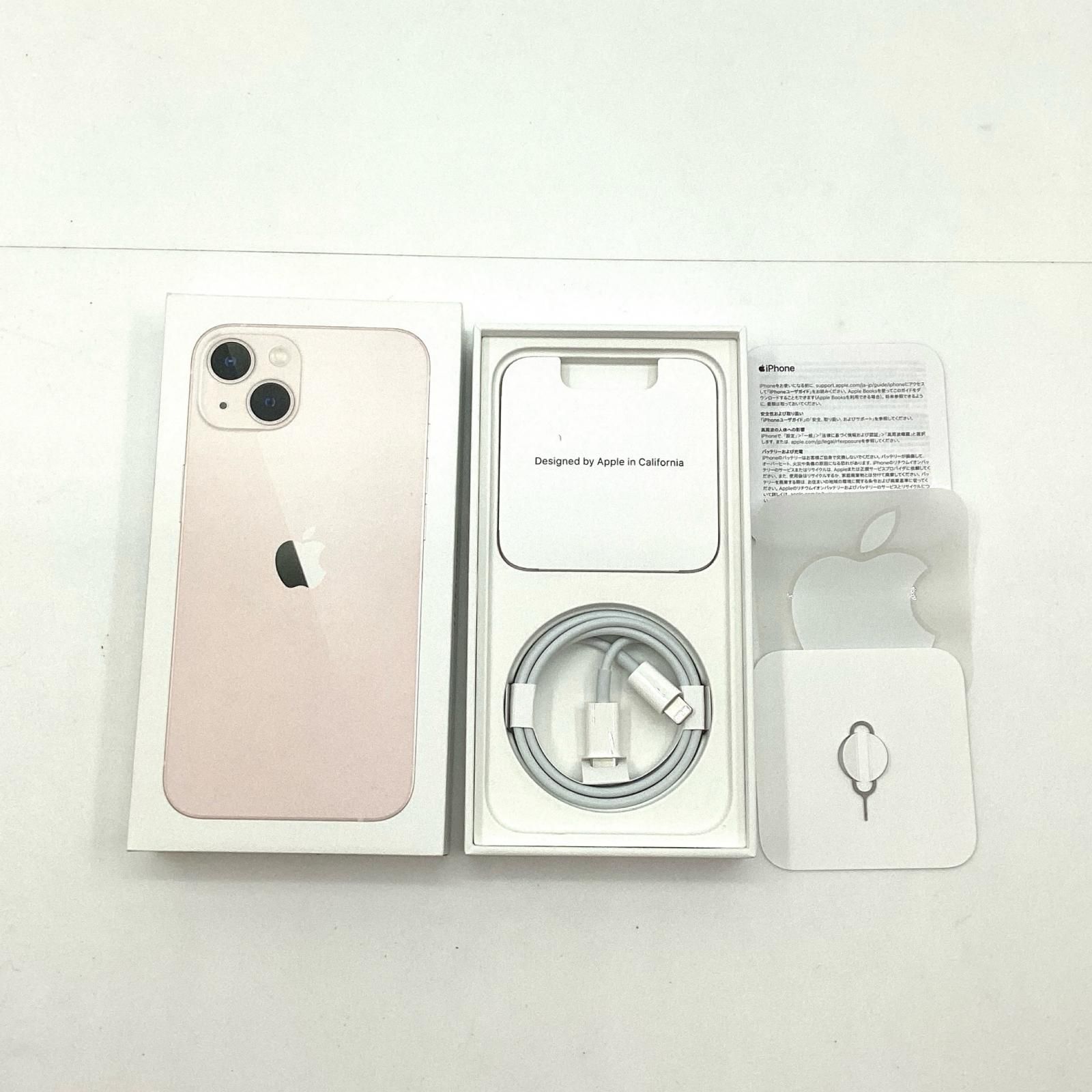 全額返金保証】【最速発送】Apple iPhone 13 256GB ピンク SIMフリー