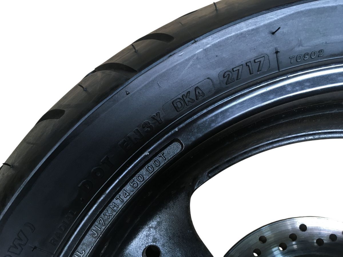 SUZUKKI RF400RV GK78A リアホイール ディスク付 レストア 組み換え 流用 ワイド化 カスタムにも 振れ無し 2749-Z4311 BRIGHTFACE_UK