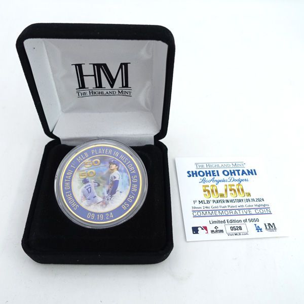 The Highland Mint ◆大谷翔平 50-50 記念ゴールドコイン 世界 5000個 趣味雑貨