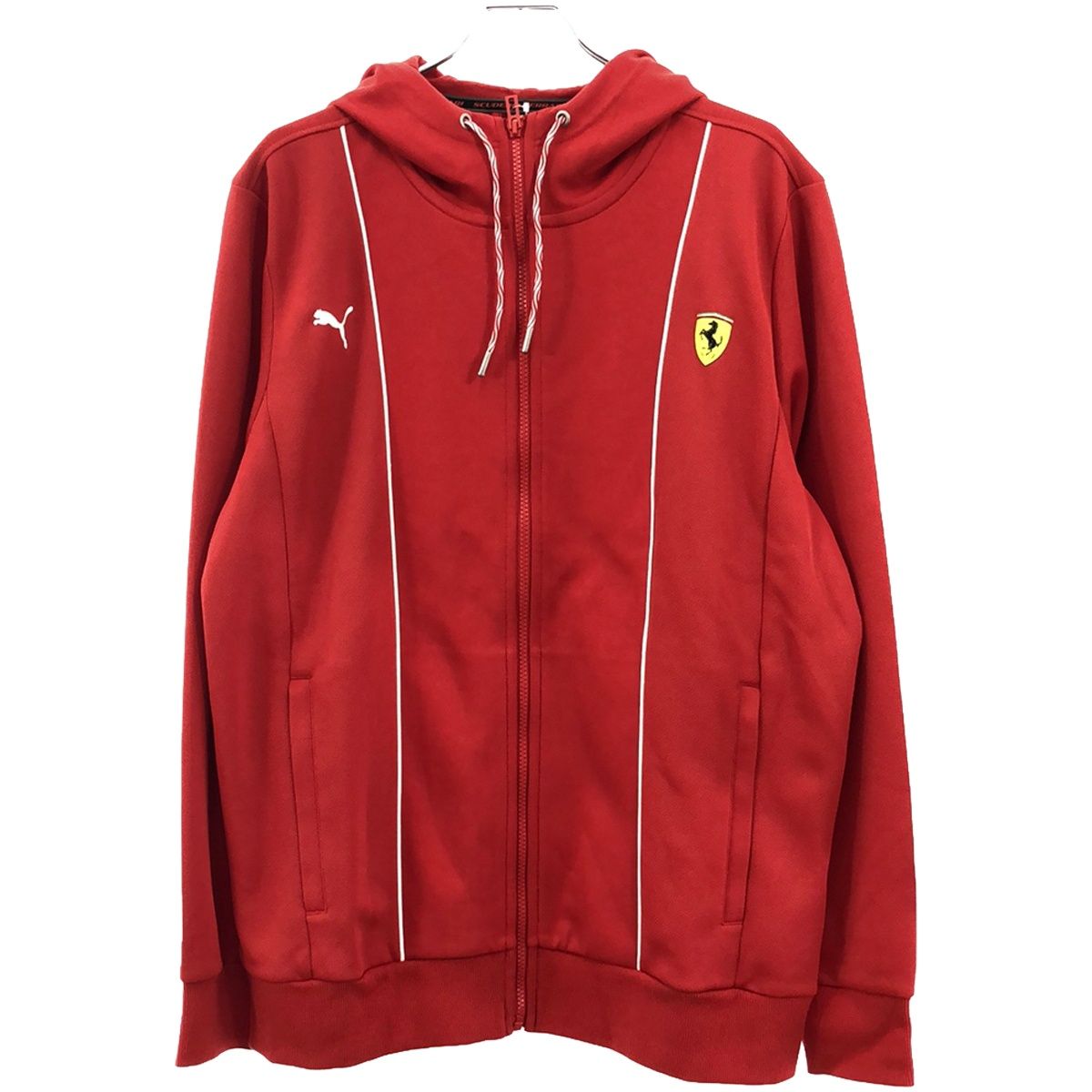 Ferrari MT7 フェラーリ ジップアップ パーカー レッド Amazon | PUMA プーマ × フェラーリ スウェット パーカー