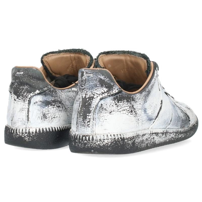 メゾンマルジェラ REPLICA ジャーマントレーナー ペンキ加工ローカット