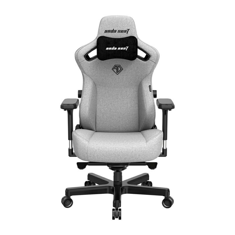 メーカー正規品 アンダシート Andaseat ゲーミングチェア KAISER3 Ash アッシュ ファブリック ランバーサポート ヘッドレスト アームレスト ひじ掛け 格納テーブル