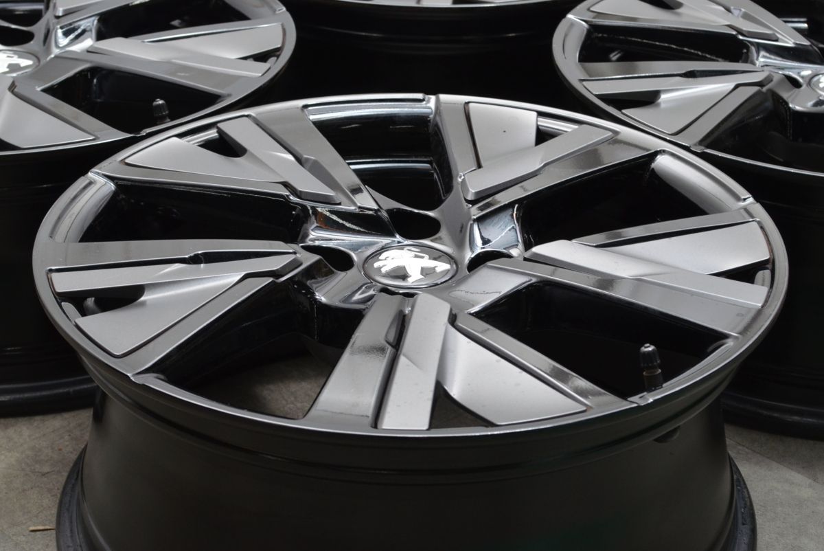 プジョー 208 純正 17in 7J 32 PCD108 4本セット 品番 9825165080 207 流用 ノーマル戻し 交換用 スタッドレス用に