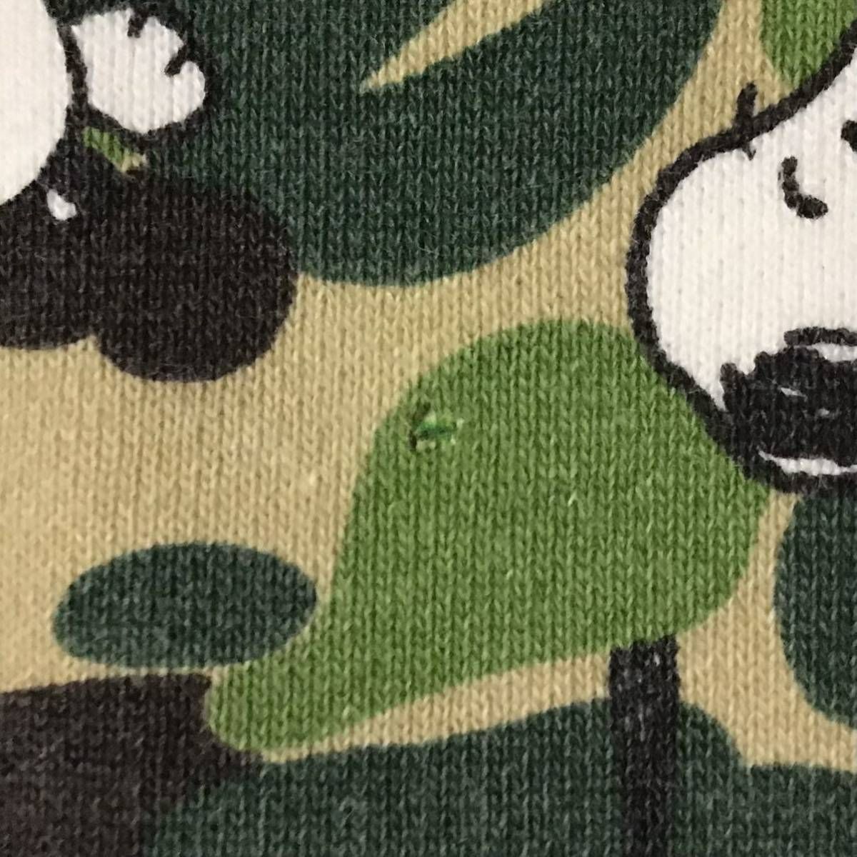 SNOOPY × BAPE ABC camo スウェット ハーフパンツ Mサイズ a bathing  