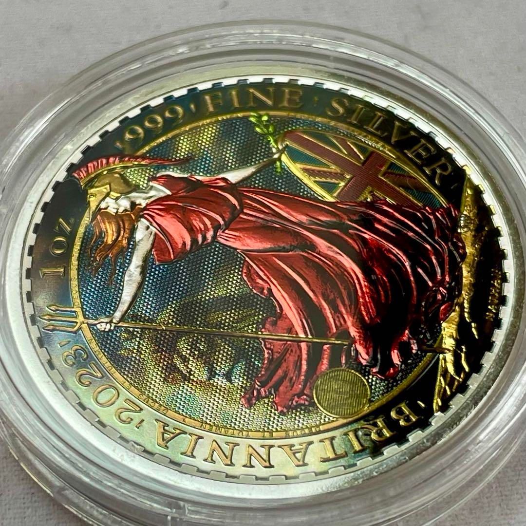 ブリタニア 銀貨 2023 英国 Lion in Crown カラーエディション ブリタニア 銀貨 2023 英国 Lion in Crown カラーエディション
