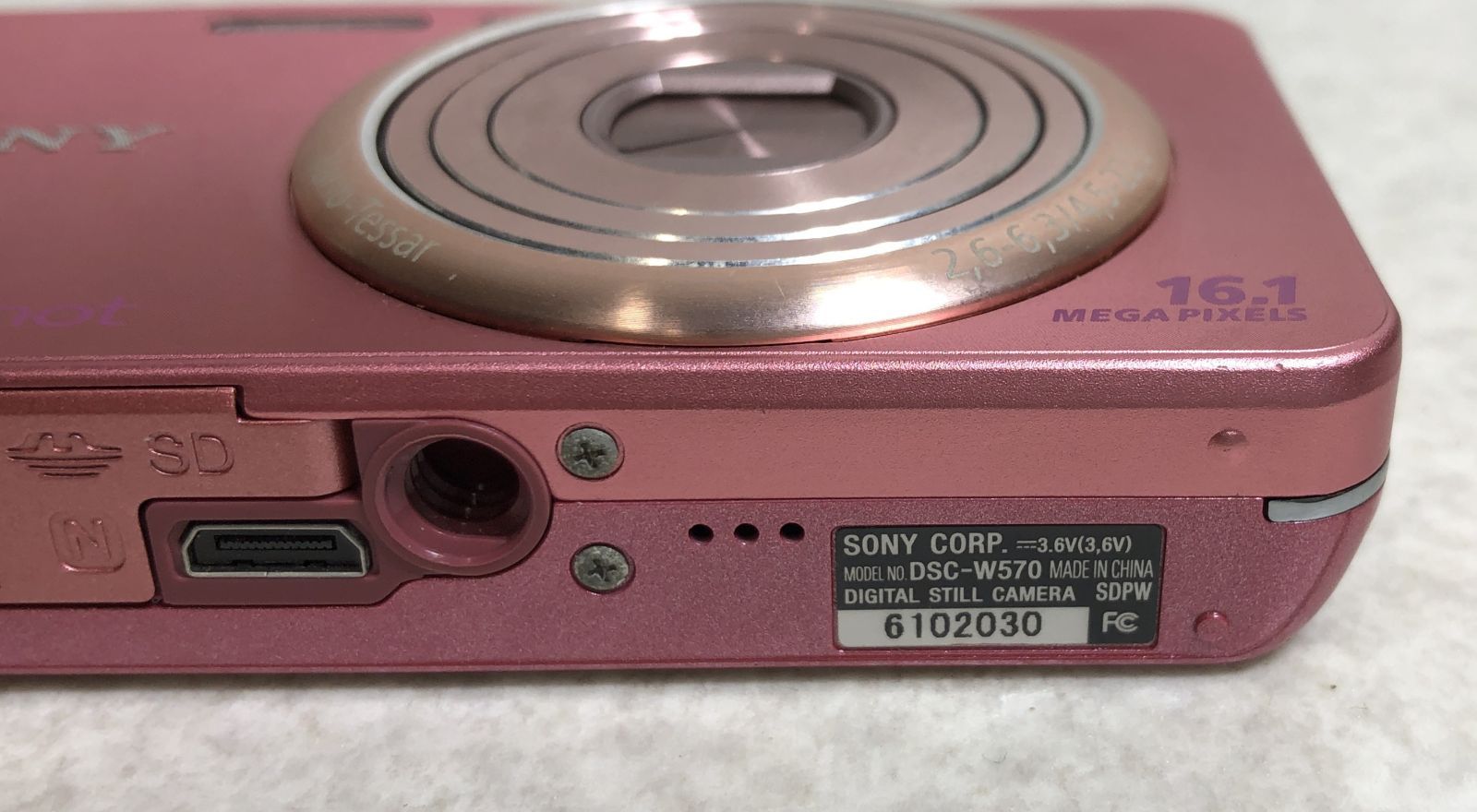 Sony DSC-W170 ピンク コンパクトデジタルカメラ 通電確認 Sony DSC-W170 ピンク コンパクトデジタルカメラ 通電確認