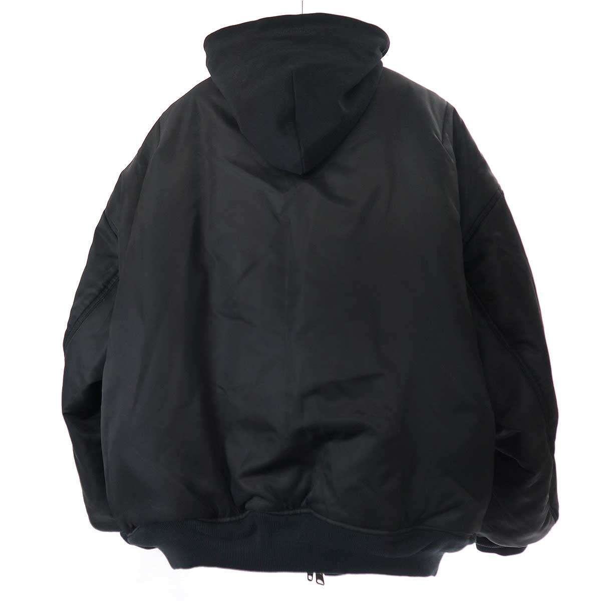 BALENCIAGA バレンシアガ ジャケット ブラック BALENCIAGA バレンシアガ 23SS Paris All in Bomber Jacket