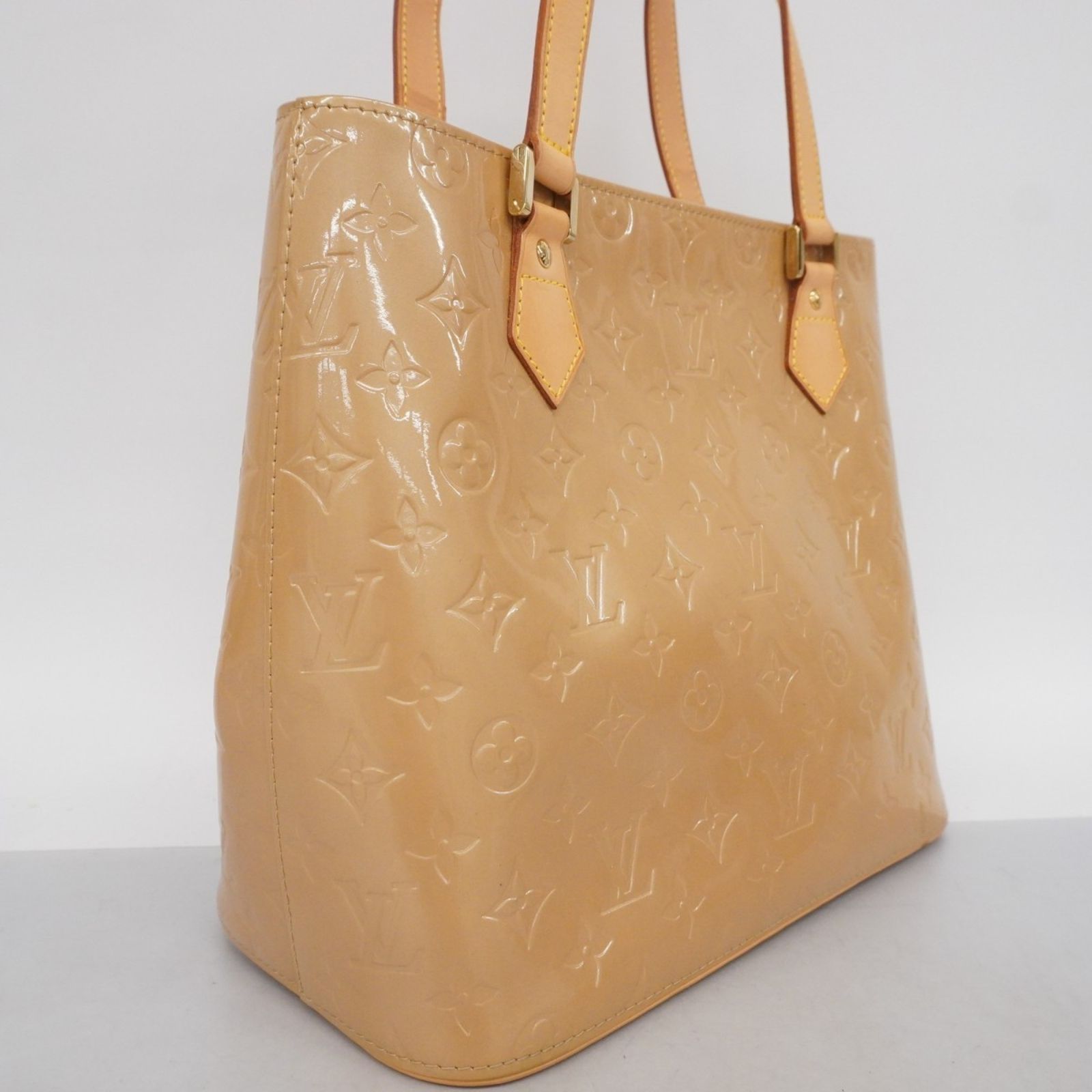 ルイ ヴィトン Louis Vuitton ルイ ヴィトン トートバッグ ヴェルニ ヒューストン M91340 ノワゼットレディース