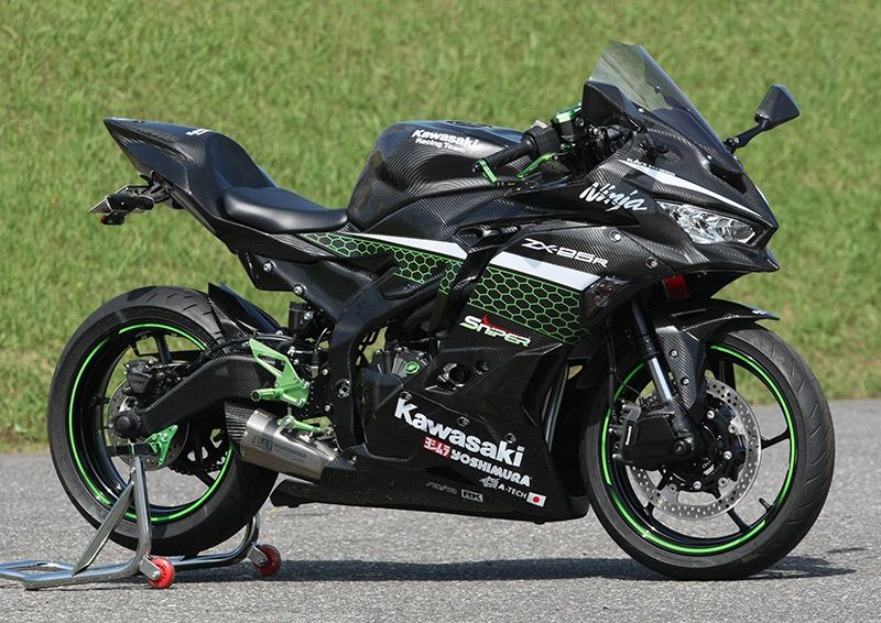 ZX-25R ZX-4R Z650RS NINJA650 Z650 レーシングスタンドフック 緑