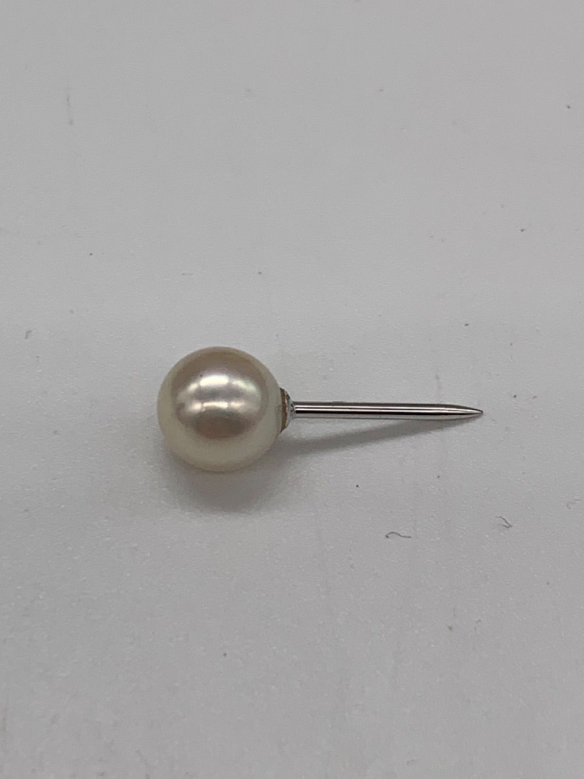 刻印入り】MIKIMOTO ミキモト ピンブローチ ピンクホワイト 刻印